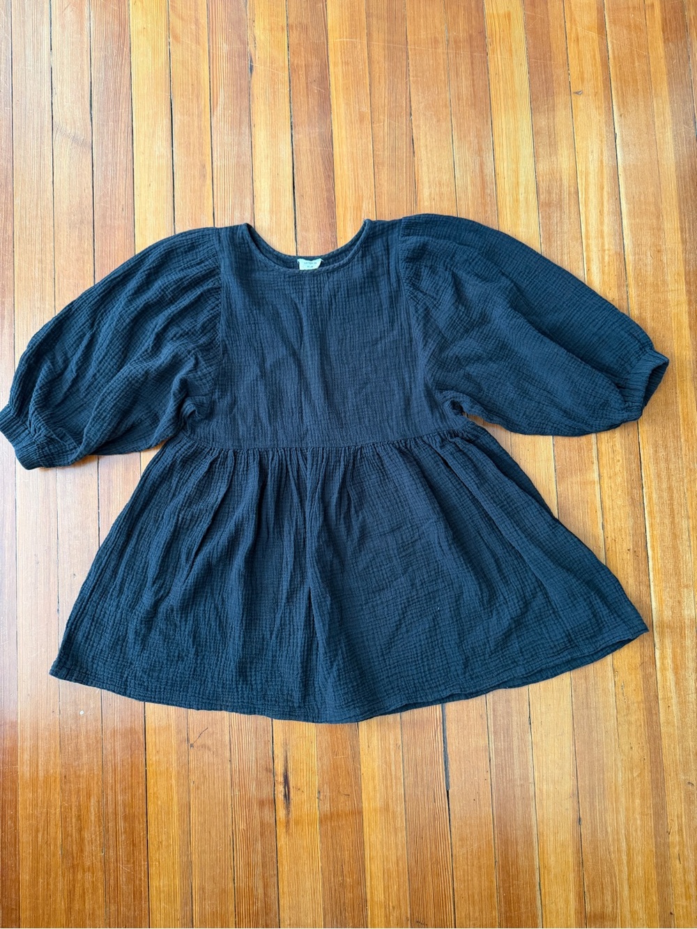 Cotton On Guaze Puff Sleeve Mini Dress